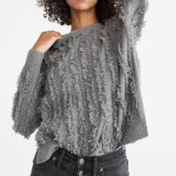 madewell cropped sweater